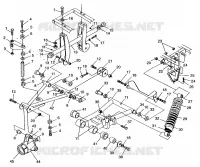 SUSPENSION ARRIERE  XPLORER 500 W97CD50A (4941354135C005)
