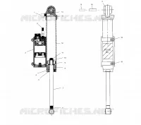 AMORTISSEUR and RESERVOIR (REAR TRACK)(EDGE)