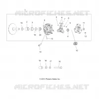 SYSTEME DE TRANSMISSION, PRIMARY CLUTCH