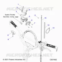 MOTEUR, THROTTLE CONTROL ASM.