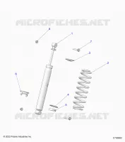 SUSPENSION, REAR SUPPORT AMORTISSEUR 
