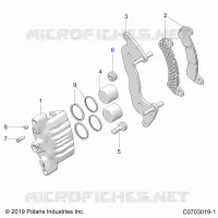 BRAKES, ETRIER DE FREIN AVANT