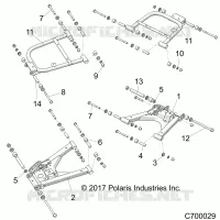 SUSPENSION ARRIERE CONTROL ARMS