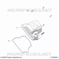 ENGINE, COUVERCLE SOUPAPE