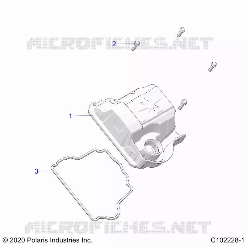ENGINE, COUVERCLE SOUPAPE
