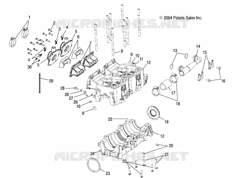CARTERS MOTEUR (700/800)