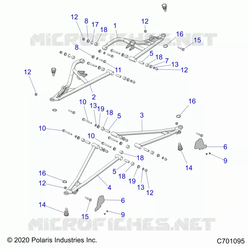 SUSPENSION AVANT CONTROL ARMS