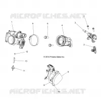 ENGINE, CORPS DE PAPILON AND FUEL RAIL