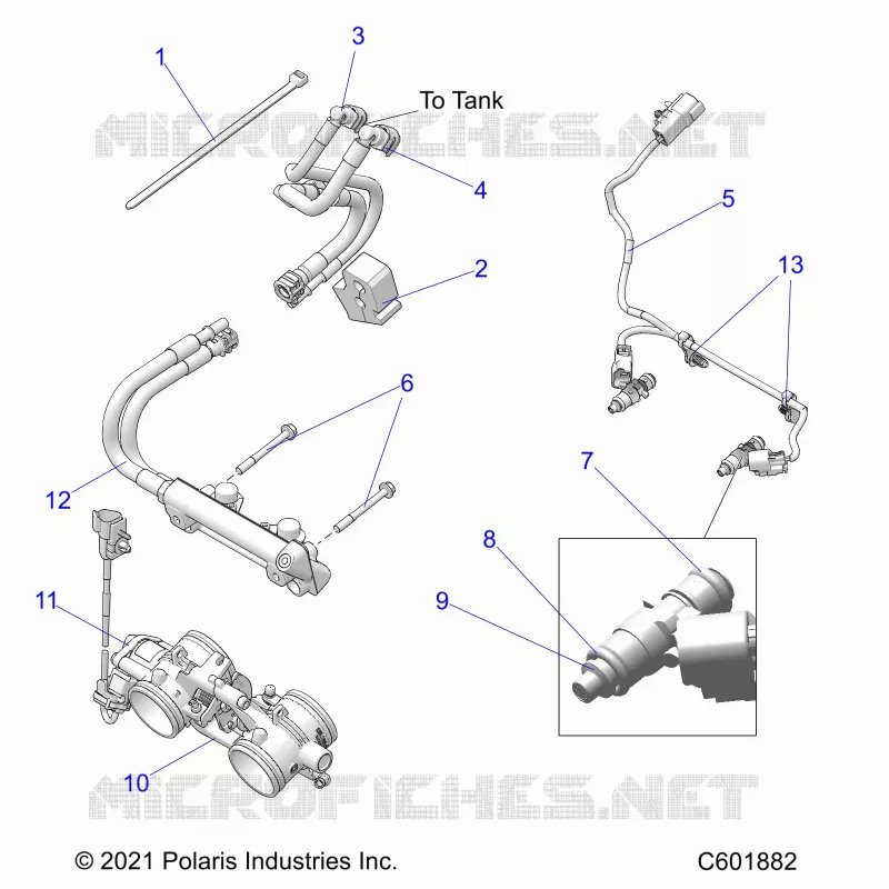 SYSTÃˆME D'ALIMENTATION, RAIL, LINES AND THROTTLE BODY