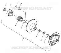 EMBRAYAGE DE TRANSMISSION LITE GT 0963133 AND EUROPEAN LITE GT E963133 (4933083308B012)