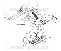SUSPENSION AVANT AND SKI LITE GT 0963133 AND EUROPEAN LITE GT E963133 (4933083308B001)