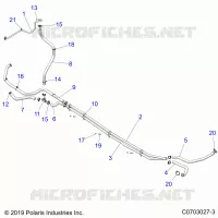 REFROIDISSEMENT ROUTING ENGINE