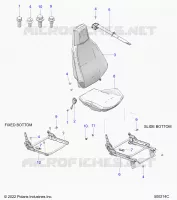 SIEGE (PASSENGER) AND SEAT BELT MOUNTING