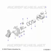 BRAKES, BRAKE ETRIER DE FREIN AVANT