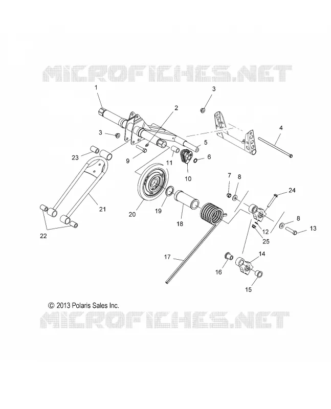 SUSPENSION, BRAS DE SUSPENSION ARRIERE