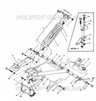 SWING ARM WELDMENT   AMORTISSEUR ARRIERE ASSEMBLY (4913511351021A)