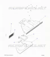 REFROIDISSEMENT PT, CLOSEOFF PANEL AND FOAM