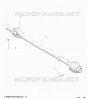 SYSTÃˆME DE TRANSMISSION, FRONT PROP SHAFT