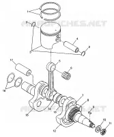 VILEBREQUIN AND PISTON (300) XPRESS 300 W97CA28C (4939603960D007)