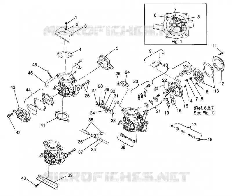 CARBURATEUR SL 900 B964291 AND INTL. SL 900 I964291 (4935583558C004)