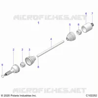 SYSTÃˆME DE TRANSMISSION, DRIVE SHAFT, MIDDLE