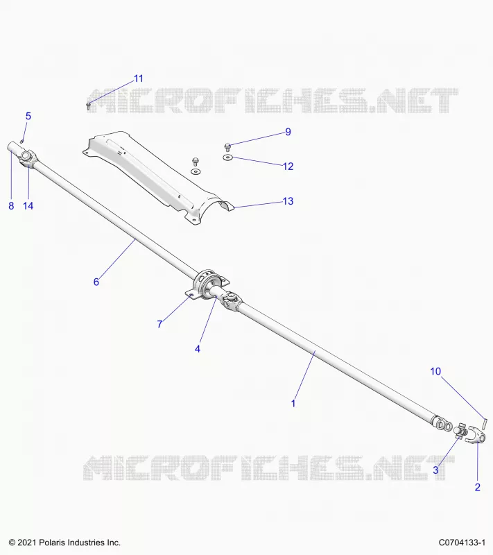SYSTÃˆME DE TRANSMISSION, PROP SHAFT