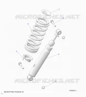 SUSPENSION, AMORTISSEUR AVANT MOUNTING