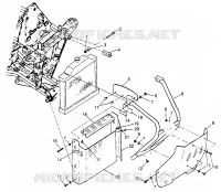 PARE CHOCS AVANT Sport 400L W97BA38C and Trail Blazer W97BA25C (4940124012A007)