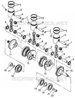 VILEBREQUIN ET PISTON SL 780 B964087 AND INTL. SL 780 I964087 (4935523552C002)