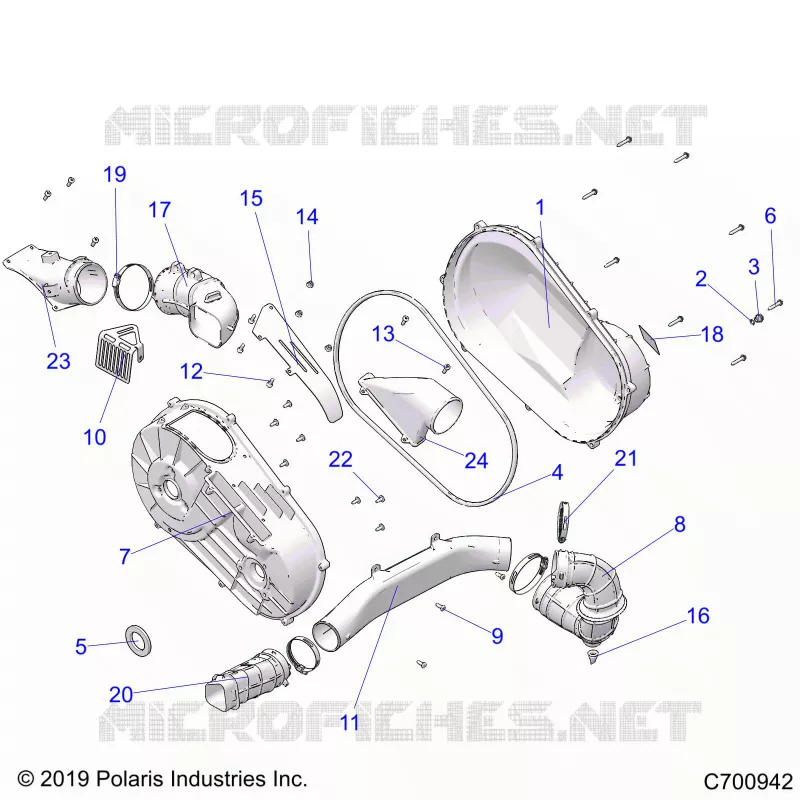 SYSTÃˆME DE TRANSMISSION, CLUTCH COVER AND DUCTING