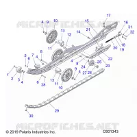 SUSPENSION, RAIL BEAM, LH/RH
