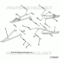 SUSPENSION AVANT CONTROL ARMS