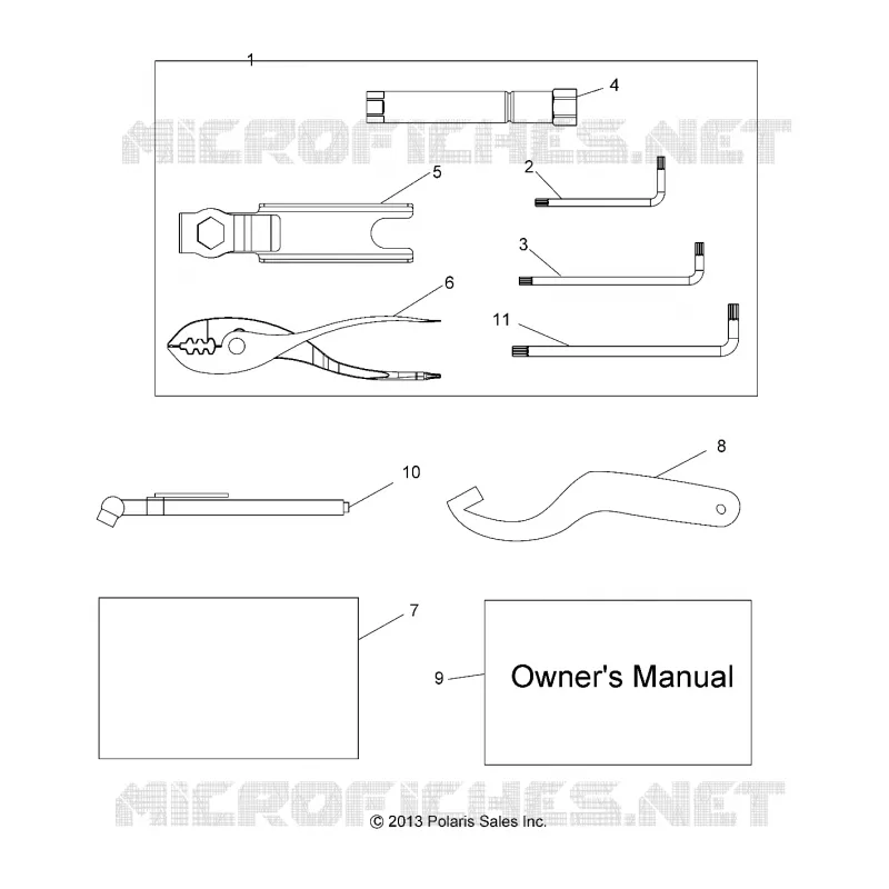 REFERENCES, OUTILS and MANUEL DU PROPRIETAIRE