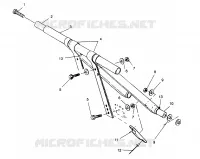 BRAS DE SUSPENSION AVANT CLASSIC TOURING 0963365 AND EUROPEAN CLASSIC TOURING E9633 (4933623362B013)