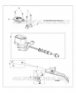 BRAKES, FRONT BRAKE LEVER AND MAITRE CYLINDRE