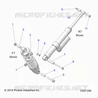 SUSPENSION, SUPPORT AMORTISSEUR , REAR SUSP.