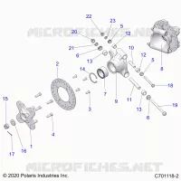 SUSPENSION, PORTE BAGAGES ARRIERE