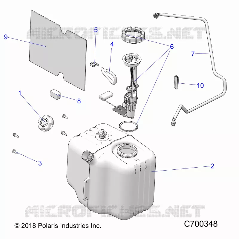 SYSTÃˆME D'ALIMENTATION, FUEL TANK ASM.