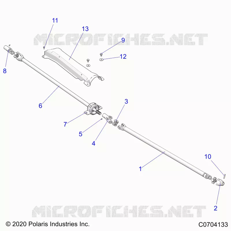 SYSTÃˆME DE TRANSMISSION, PROP SHAFT