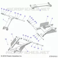 SUSPENSION ARRIERE CONTROL ARMS