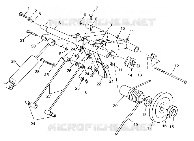 BRAS DE SUSPENSION ARRIERE