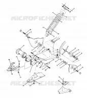 BRAS OSCILLANT WELDMENT/AMORTISSEUR ARRIERE ASM. 250 4X4