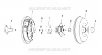 ROUES, COMPONENTS, END, LEFT REAR