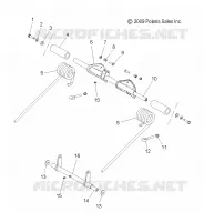 SUSPENSION, BRAS DE SUSPENSION ARRIERE AND PIVOT ARM