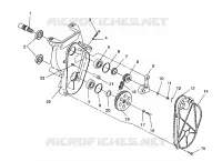 CARTER DE CHAINEE ASSEMBLY XLT/0930767,XLT SP/0930667    XLT SKS/0930567 (4923012301017A)