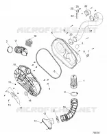DRIVE TRAIN, COUVERCLE D'EMBRAYAGE AND DUCTING