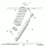 SUSPENSION, AMORTISSEUR AVANT MOUNTING