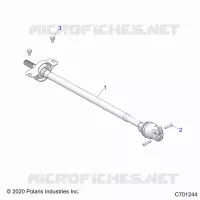 SYSTÃˆME DE TRANSMISSION, FRONT PROP SHAFT