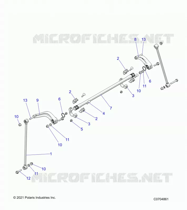SUSPENSION, REAR BARRE STABILISATRICE