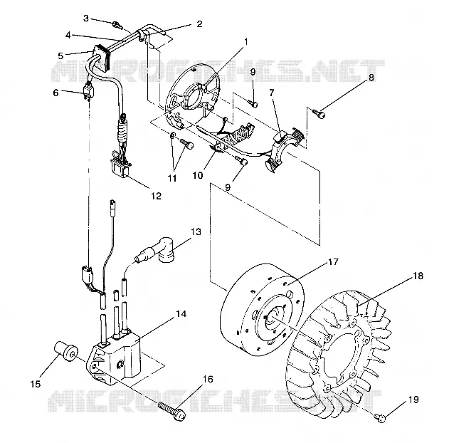 STATOR ASSEMBLY SPORT / 0930443 (4922942294032A)